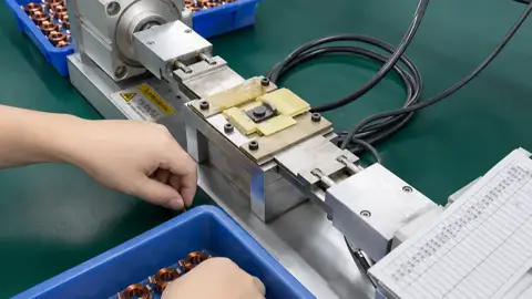 Flat coil lead trimming and forming process